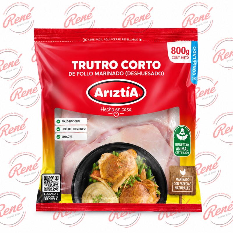 Trutro corto de pollo Ariztía 800 g