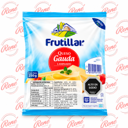 Queso Gauda laminado Frutillar 250 g