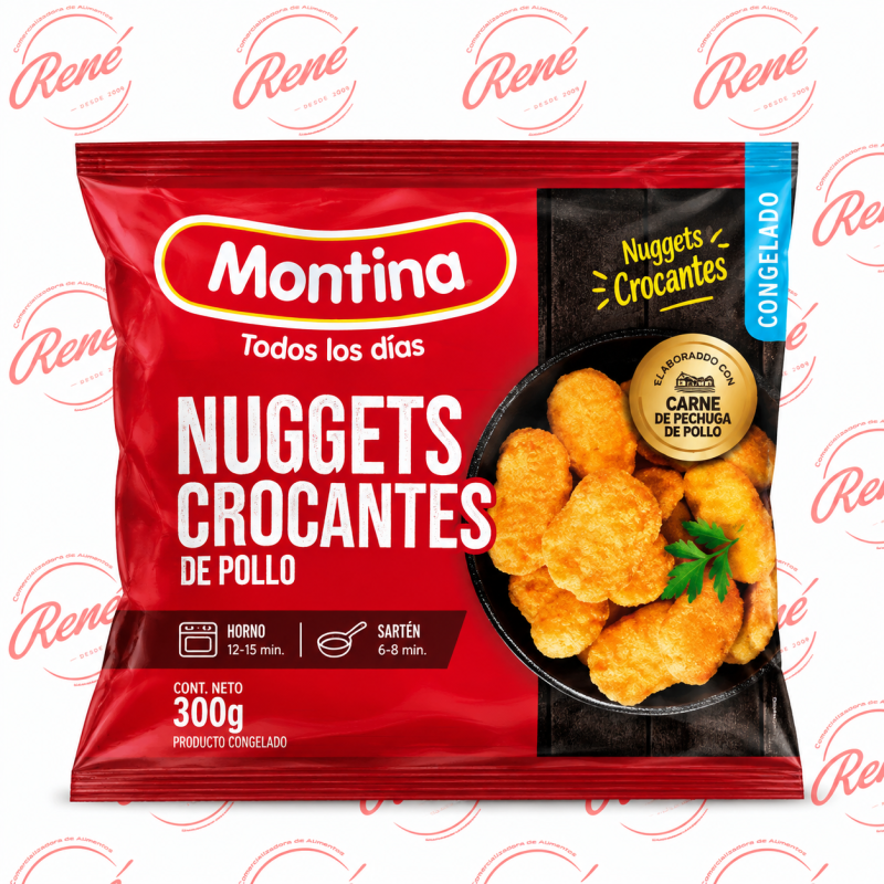 Nuggets crocantes de pollo Montina 300 g