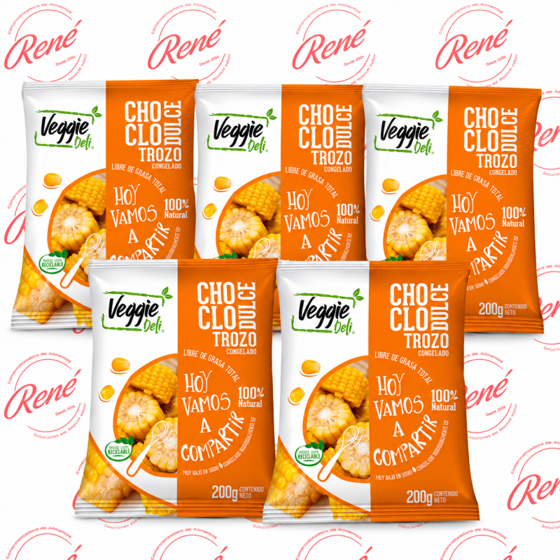 Choclo dulce en trozos Veggie Deli pack 5 x 200 g