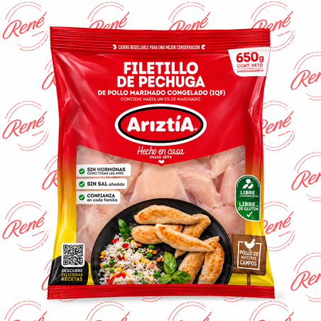 Filetillo de pechuga de pollo Ariztía 650 g