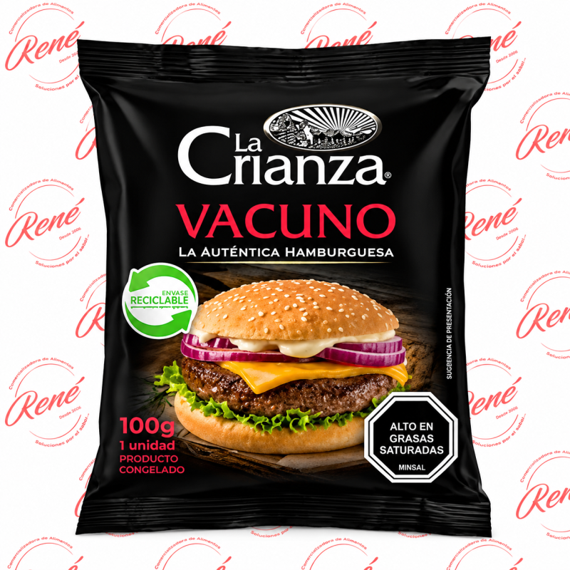 Hamburguesa de vacuno La Crianza 100 g