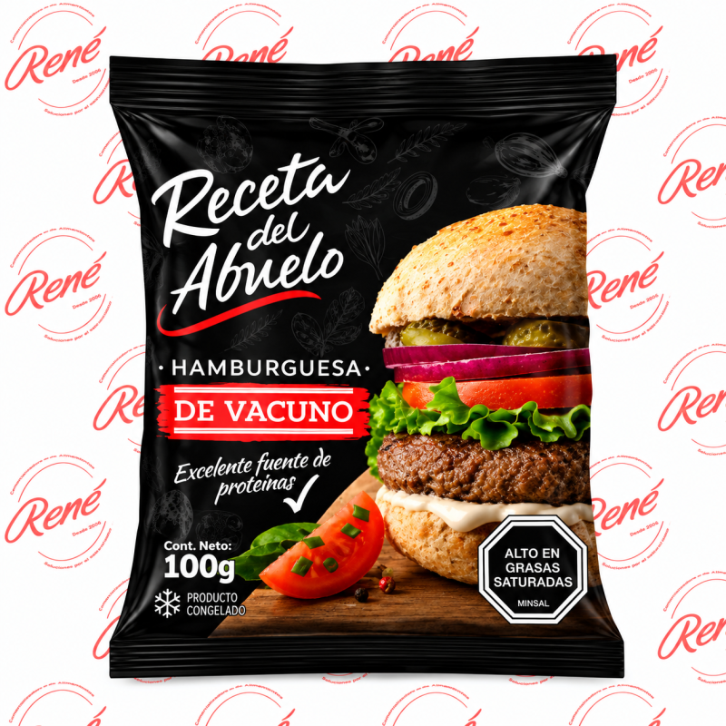 Hamburguesa de vacuno Receta del Abuelo 100 g