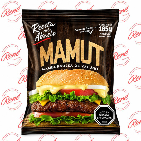 Hamburguesa Mamut de vacuno Receta del Abuelo 185 g